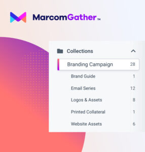 Insights - Digital Asset Management Tool - MarcomGather - Folder structure - Screenshot